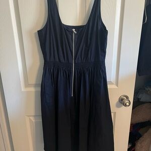 J Crew Navy Sleeveless Dress